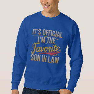 Sudadera Es oficial. Soy el suegro favorito.