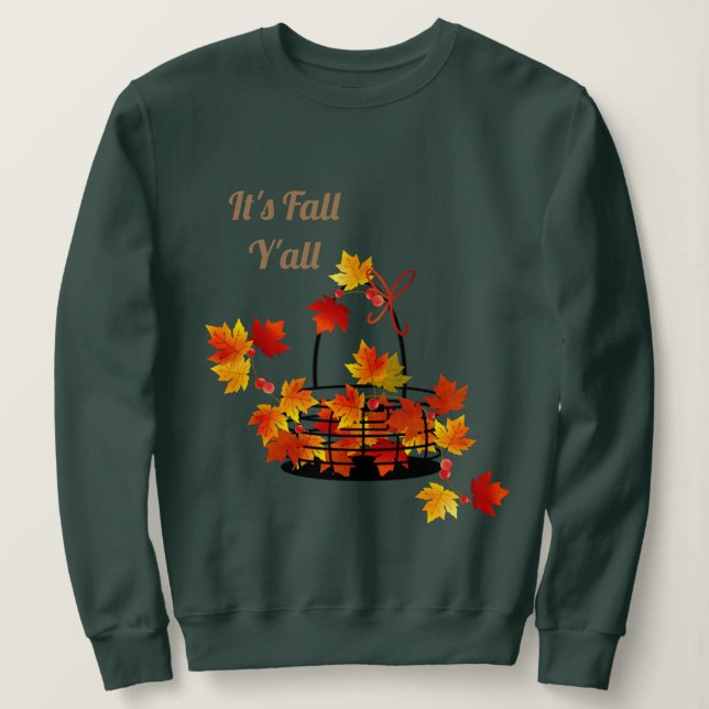 Sudadera Es otoño. (Anverso del diseño)