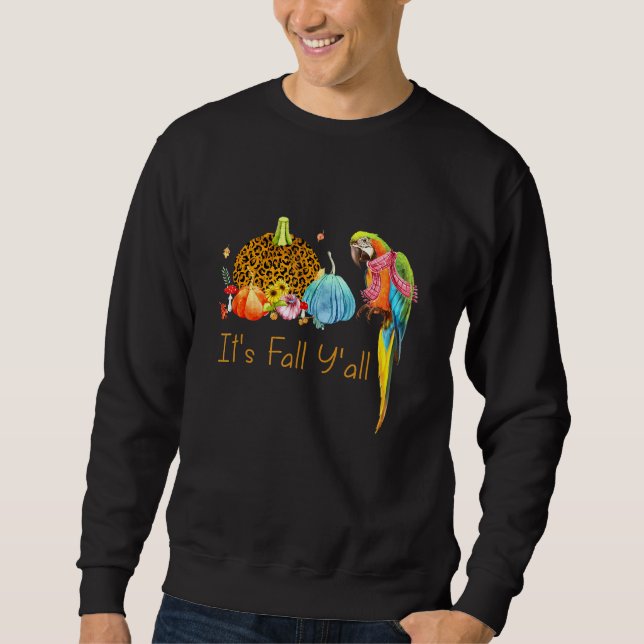 Sudadera Es Otoño Chicos Lindo Parrot Bufanda de Otoño Cala (Anverso)