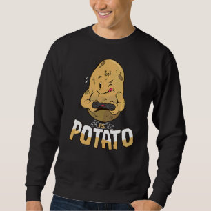 Sudadera Es Potato Gamer Como Se Ve En La Tele De Tarde Por