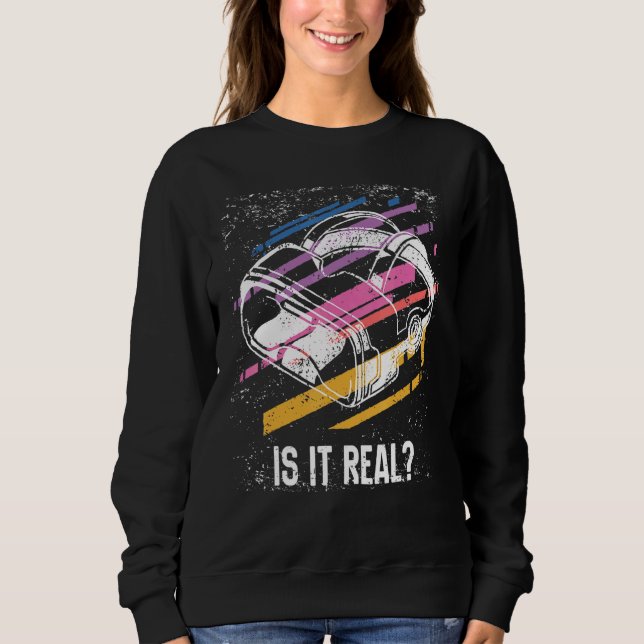 Sudadera Es Real - Realidad Virtual Vr Gamer Developer (Anverso)