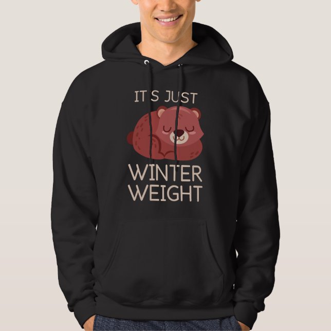 Sudadera Es solo peso de invierno (Anverso)