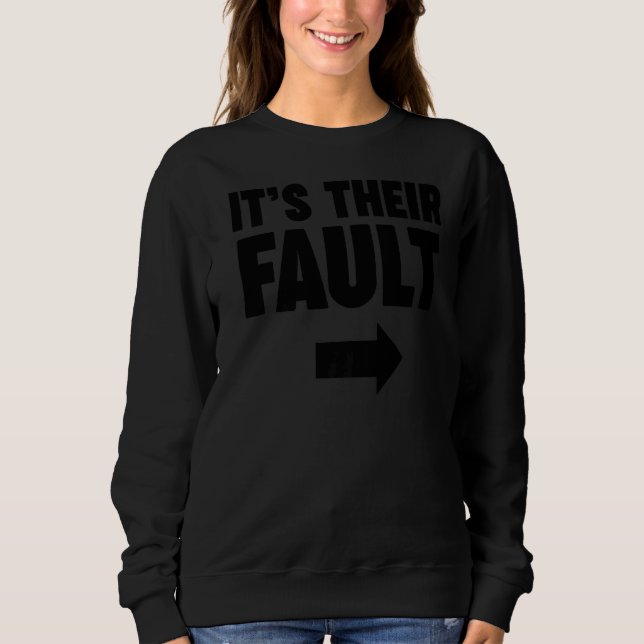 Sudadera Es su culpa (Anverso)