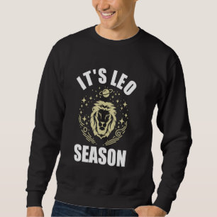 Sudadera Es temporada de Leo León de Rótulo Zodiac para hom