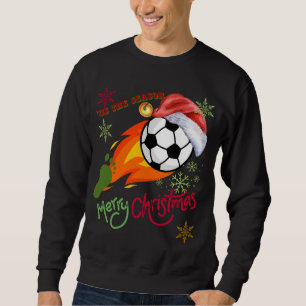 Sudadera Es temporada, Feliz Navidad