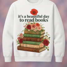 Es un bello día para leer libros, camiseta