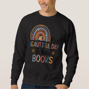 Sudadera Es un bello día para leer libros prohibidos Rainbo