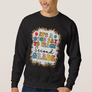 Sudadera Es Un Buen Día Para Enseñar 2do Grado Lindo Segund