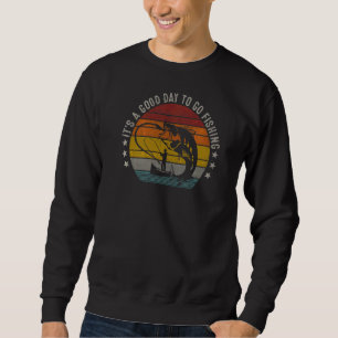 Sudadera Es un buen día para ir a pescar pescadores R