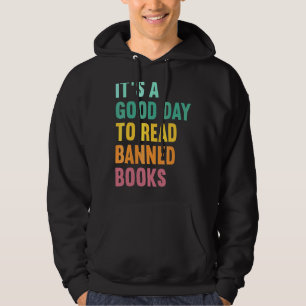 Sudadera Es un buen día para leer libros prohibidos en luga