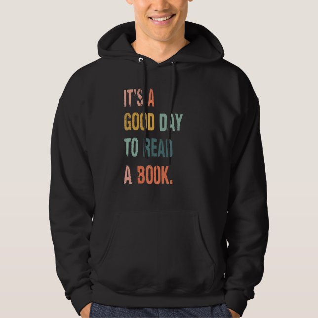 Sudadera Es un buen día para leer un libro (Anverso)