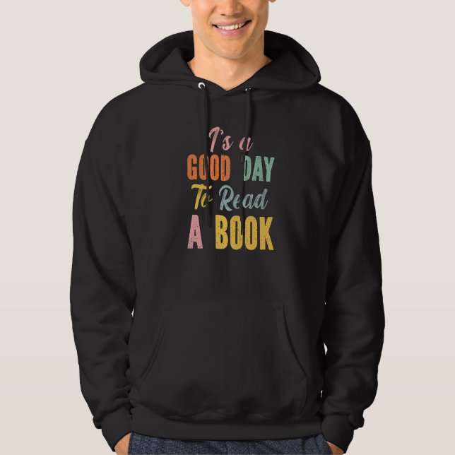 Sudadera Es un buen día para leer un libro (Anverso)