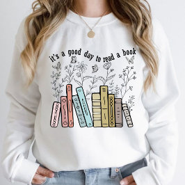 Sudadera Es un buen día para leer un libro