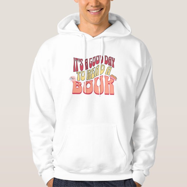 Sudadera Es un buen día para leer un libro (Anverso)