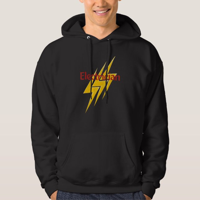 Sudadera Es un electricista #3 (Anverso)