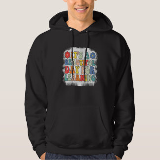 Sudadera Es un hermoso día para aprender Profesor Retro Esp