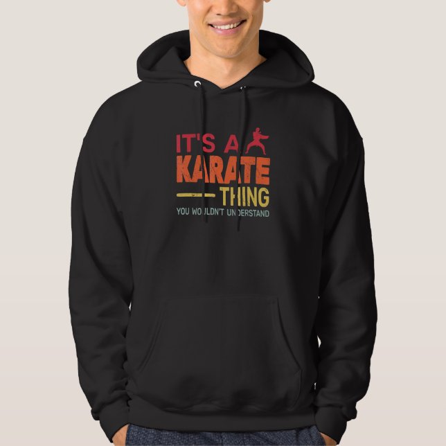 Sudadera es un karate retro de karate de entrenamiento para (Anverso)
