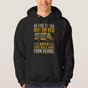 Sudadera Es un largo camino desde el conductor de autobús e