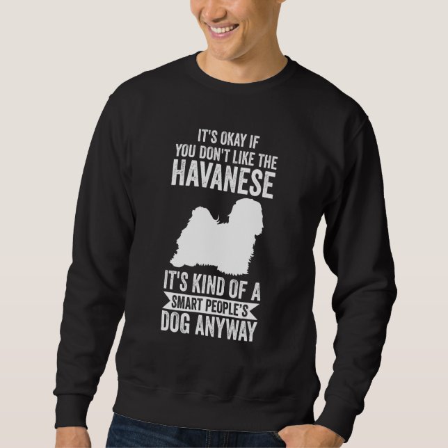 Sudadera Es un perro de gente inteligente de todos modos    (Anverso)