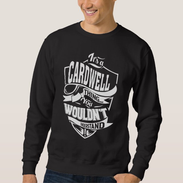 Sudadera Es un regalo de cosas de CARDWELL (Anverso)