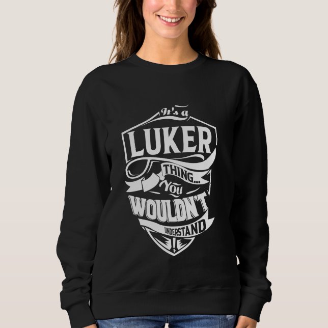 Sudadera Es un regalo de cosas de LUKER (Anverso)