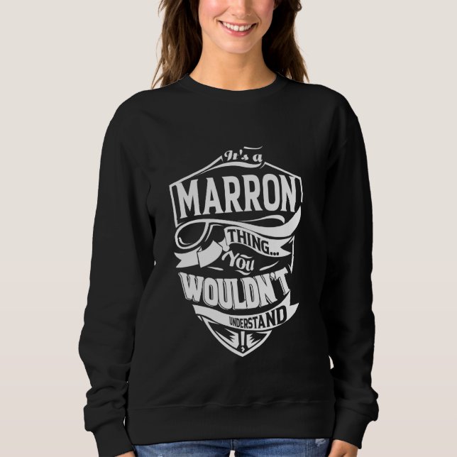 Sudadera Es un regalo MARRON. (Anverso)