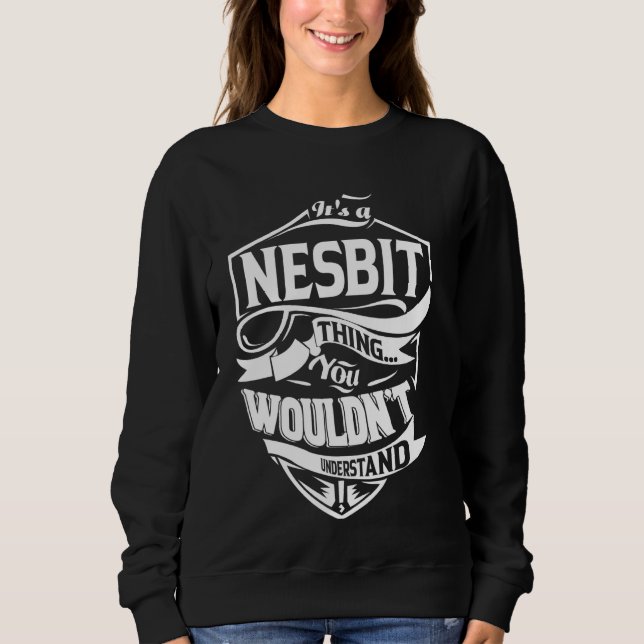 Sudadera Es un regalo NESBIT Thing (Anverso)