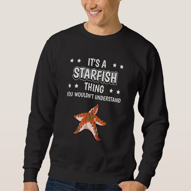 Sudadera Es Un Starfish Cita Starfish (Anverso)