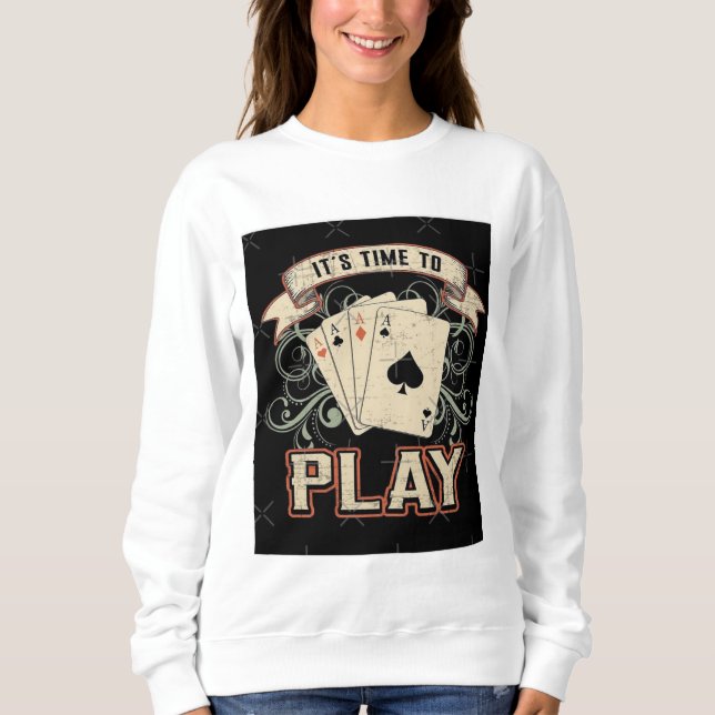 Sudadera es una camiseta de tiempo (Anverso)