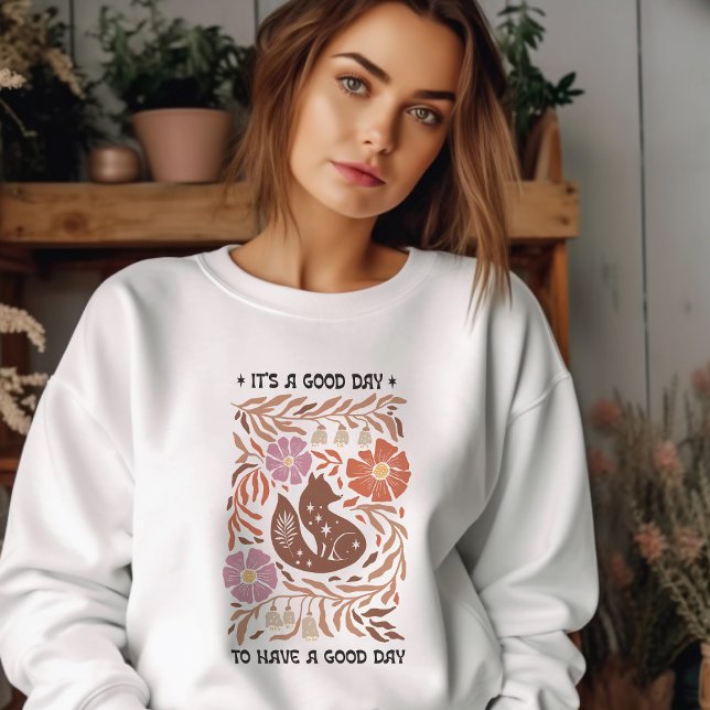 Sudadera Es una cita inspiradora de Boho de Buenos días (Subido por el creador)