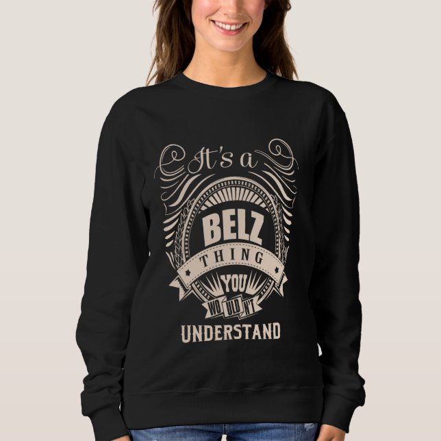 Sudadera Es una cosa BELZ Regalos (Anverso)