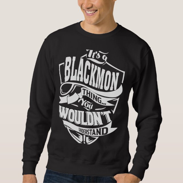 Sudadera Es una cosa BLACKMON (Anverso)