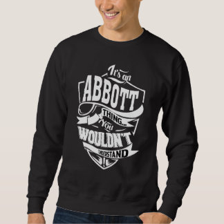 Sudadera Es una cosa de Abbott