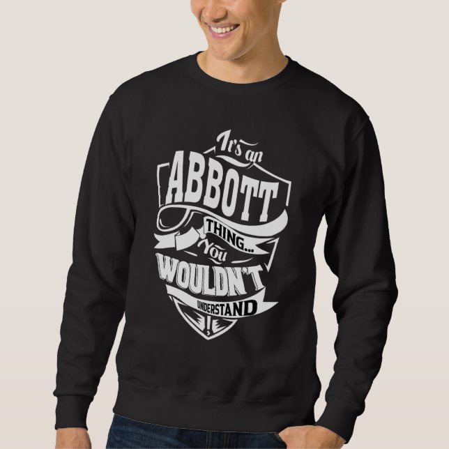 Sudadera Es una cosa de Abbott (Anverso)