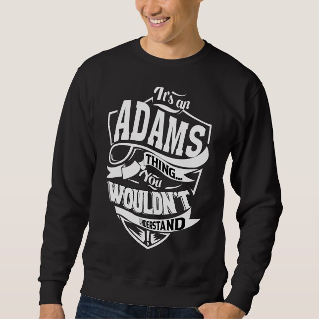 Sudadera Es una cosa de Adams (Anverso)