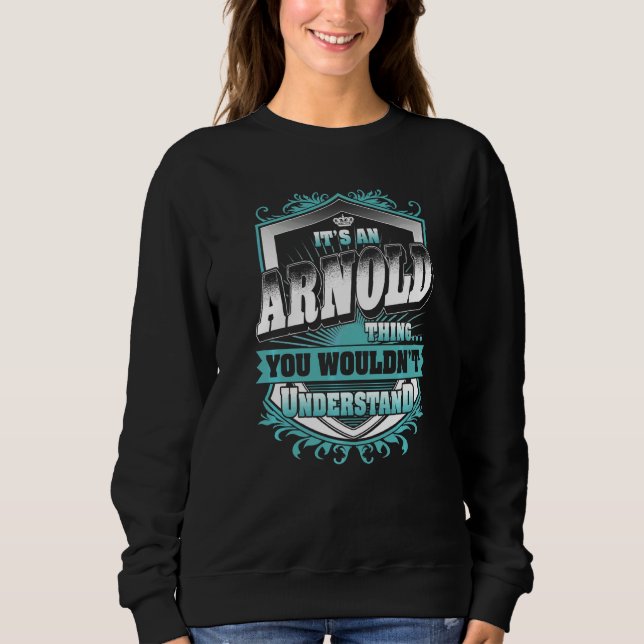 Sudadera Es una cosa de Arnold que no entenderías Clase (Anverso)
