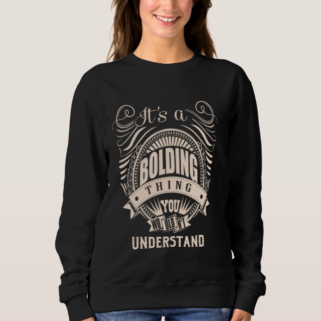 Sudadera Es una cosa de BOLDING (Anverso)
