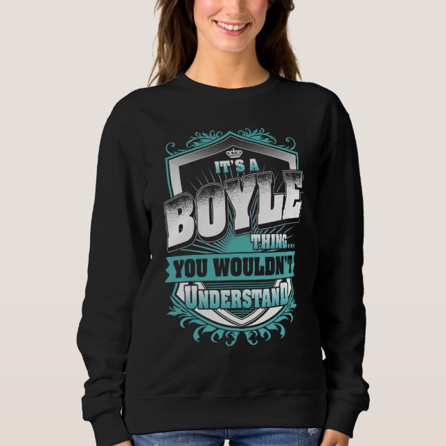 Sudadera Es una cosa de Boyle que no entenderías clásico (Anverso)