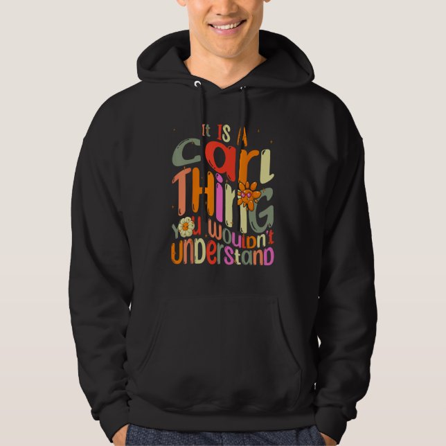Sudadera Es una Cosa de Carl No Lo Entenderías Groovy F (Anverso)