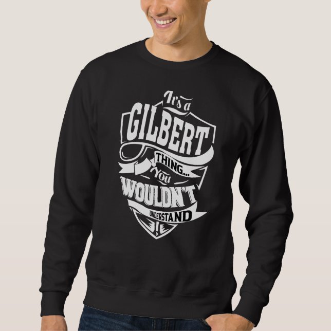 Sudadera Es una cosa de Gilbert (Anverso)