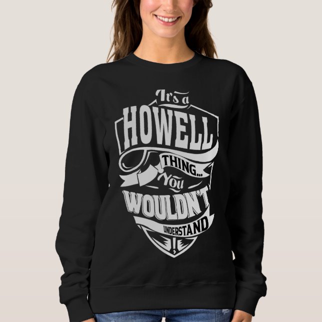Sudadera Es una cosa de Howell (Anverso)