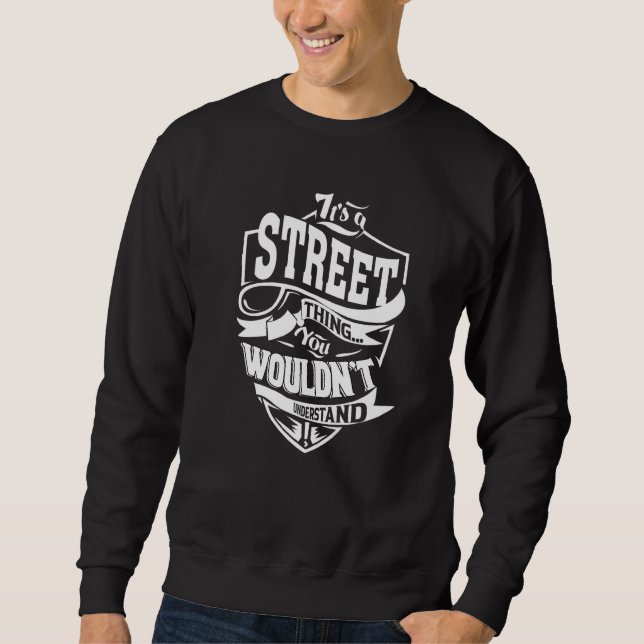 Sudadera Es una cosa de la calle (Anverso)