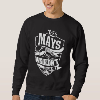 Sudadera Es una cosa de Mays