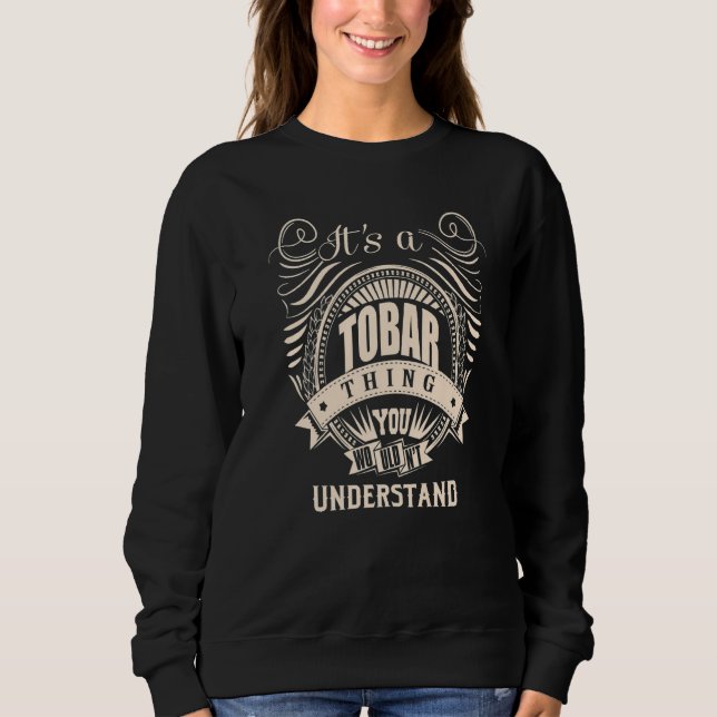 Sudadera Es una cosa de TOBAR (Anverso)