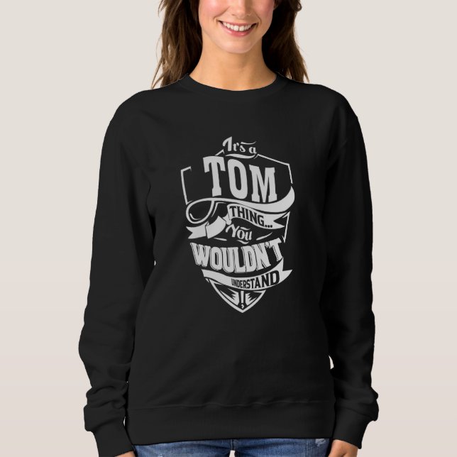 Sudadera Es una cosa de TOM (Anverso)