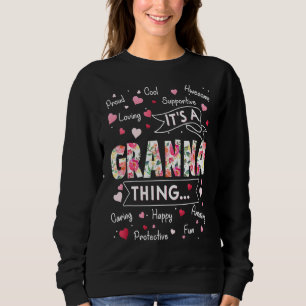 Sudadera Es una cosa grandiosa que dice las madres abuelita