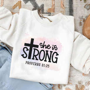 Sudadera Es una fuerte Biblia contra la mujer