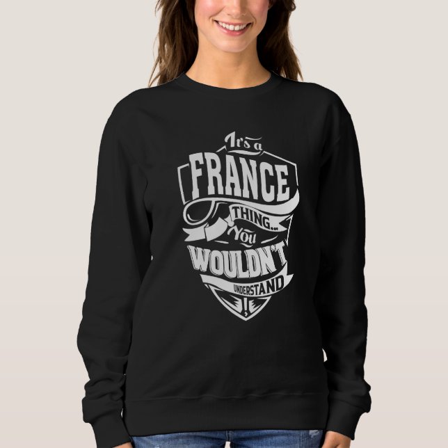 Sudadera Es una prima de regalos de cosas de FRANCIA (Anverso)