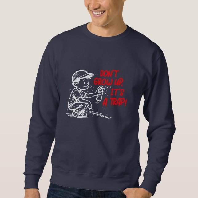 Sudadera Es una trampa (Anverso)