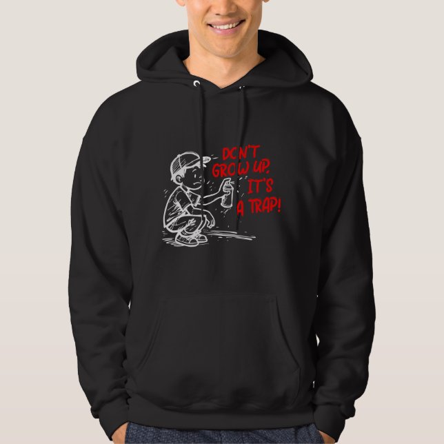 Sudadera Es una trampa (Anverso)
